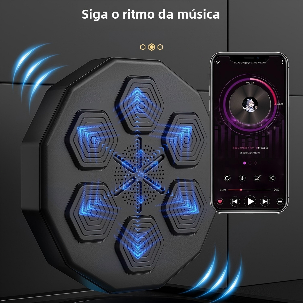 Máquina de boxe musical Bluetooth Target for Chil