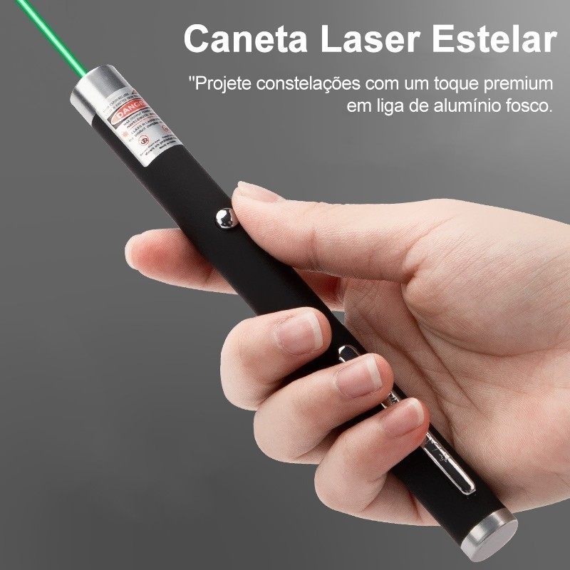 Apontador Laser Verde/Vermelho 532nm  Compacto, Po