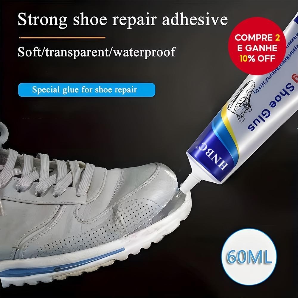 Cola Transparente Para Reparo De Sapatos  Adesivo 