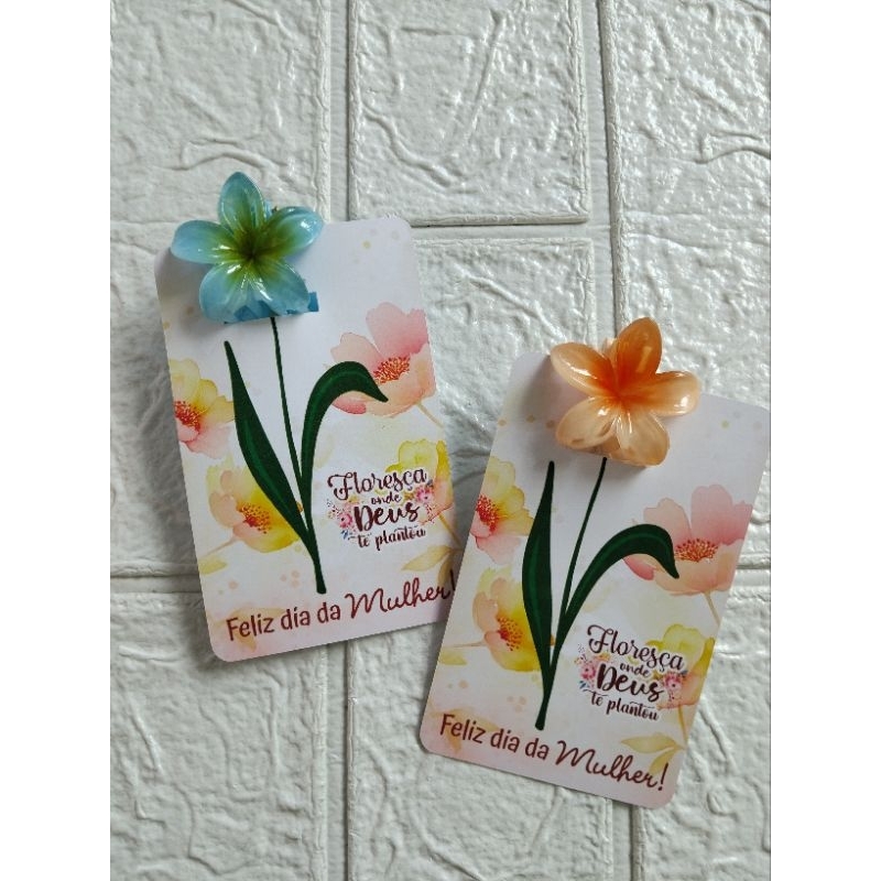 CARTÕES TAGS PARA PRESILHAS DIA DAS MULHERES 15UN