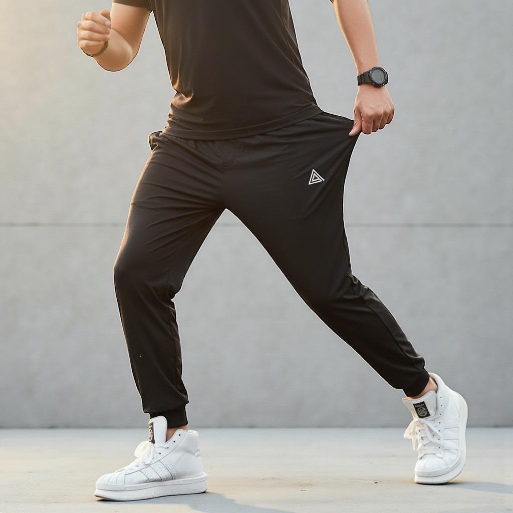 Calça Jogger Plus Size P ao G4 Masculina Helanca 