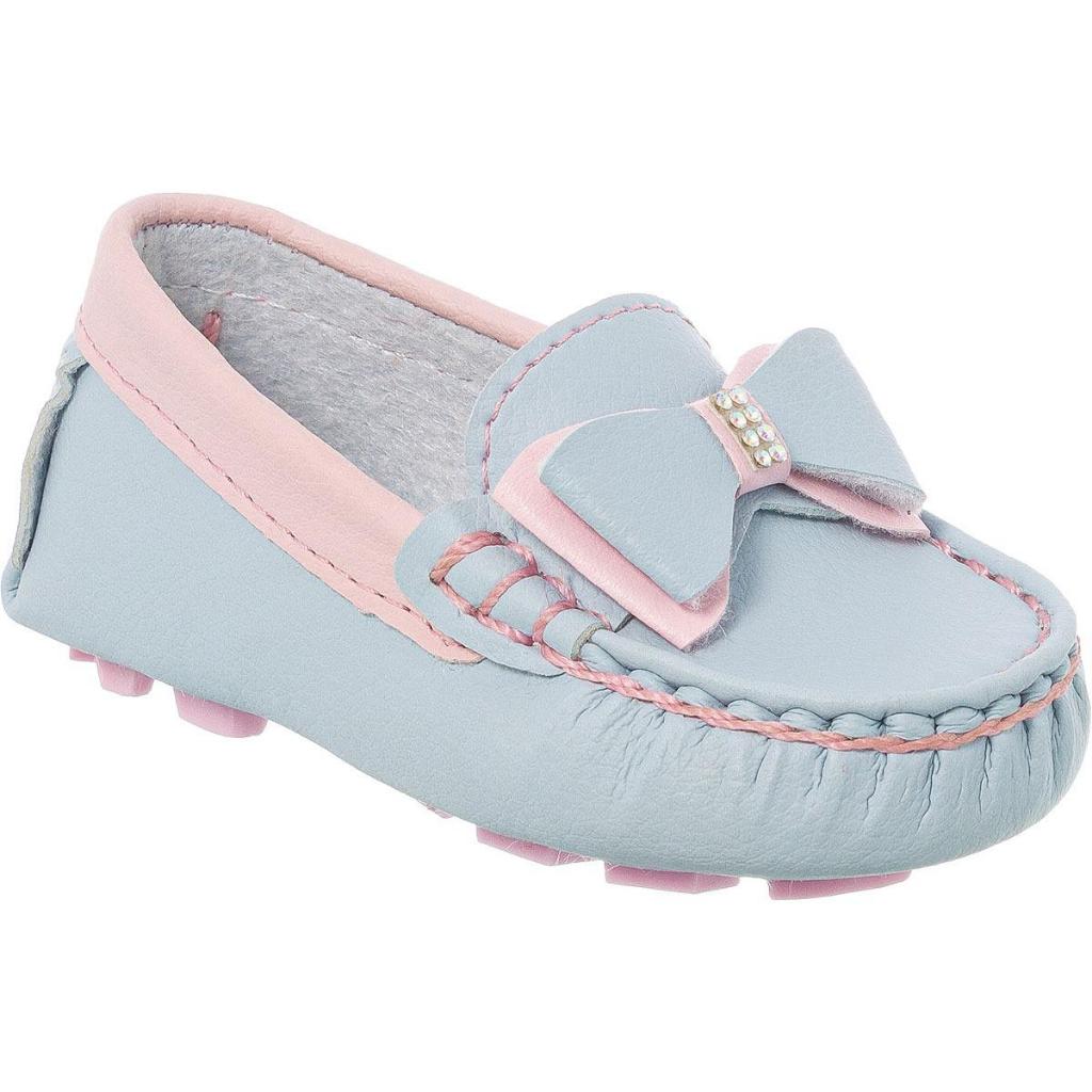 Mocassim Bebê Menina Com Laço Confortável Festa