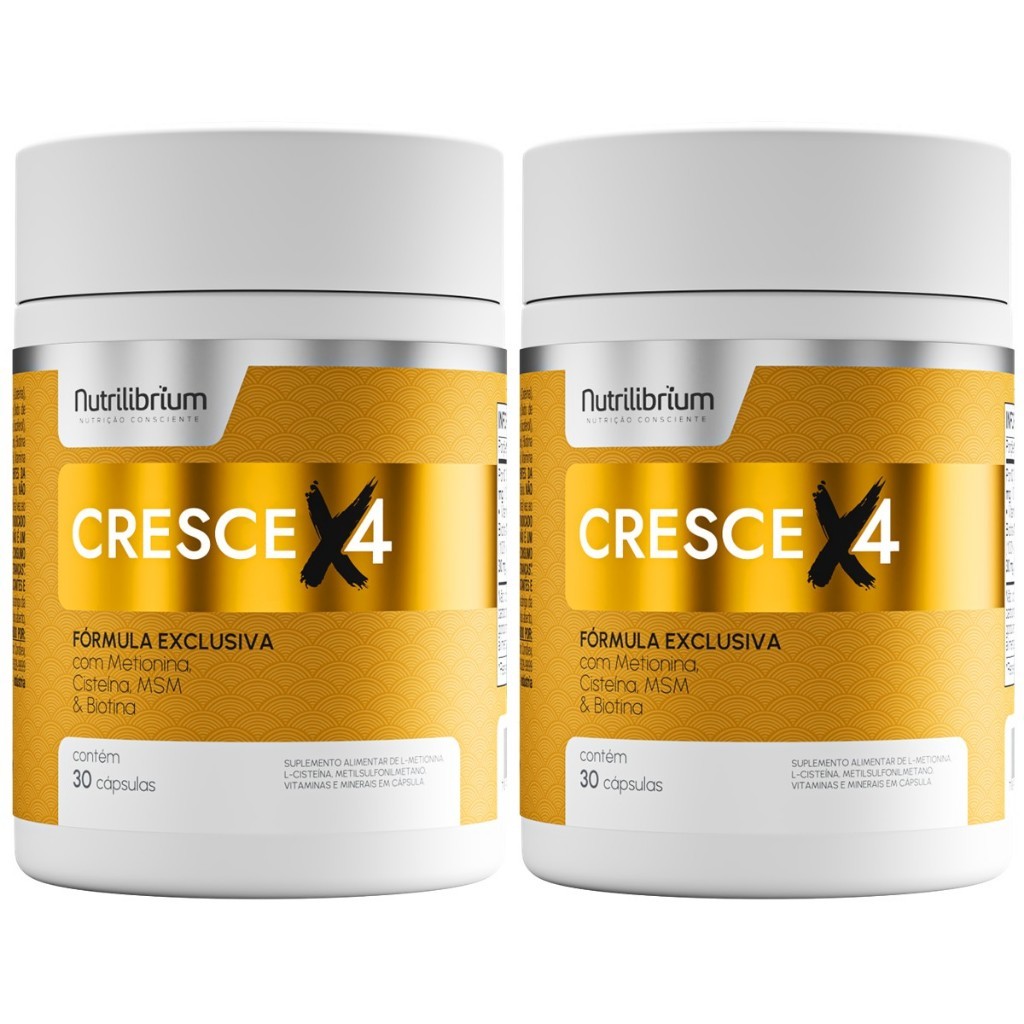 Kit 2x Cresce X4 Total 60 Cápsulas – 2 Mese
