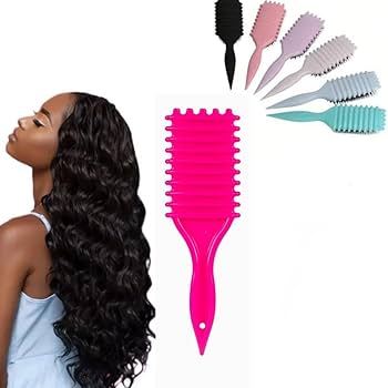 1 Escova De Ondulação De Cerdas De Javali-Com Po