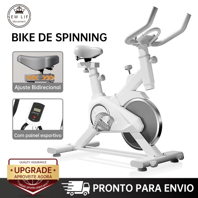 Bicicleta Ergométrica Indoor Profissional Com Mon