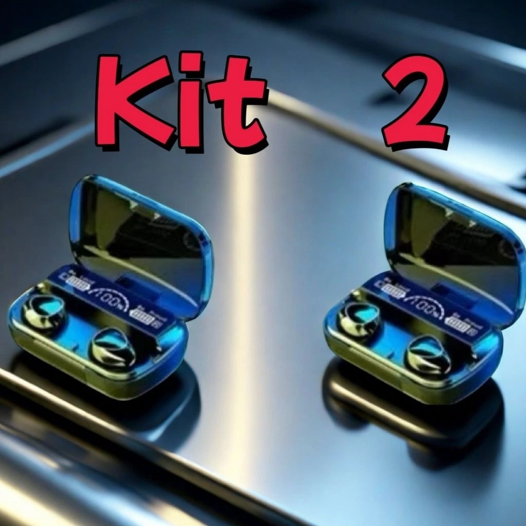 Kit M10 Bluetooth 5.3 Fones de ouvido sem fio TWS