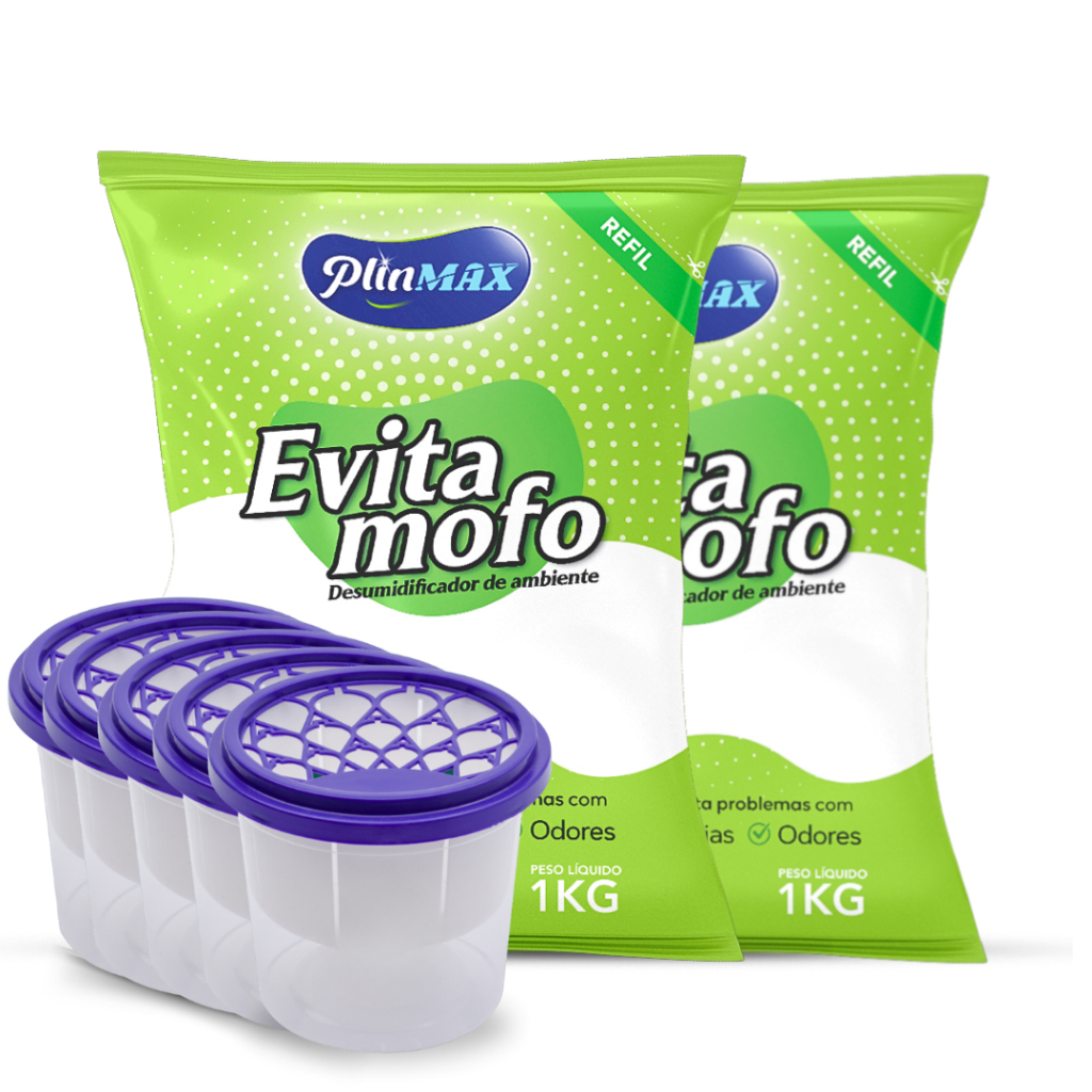 Evita mofo de Calcio 1 unidades + 5 potes Desumidi