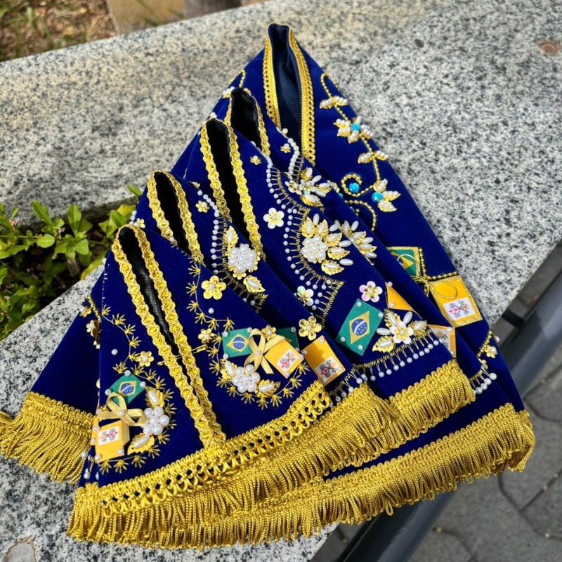 Manto Fax- Símile de Nossa Senhora Aparecida R