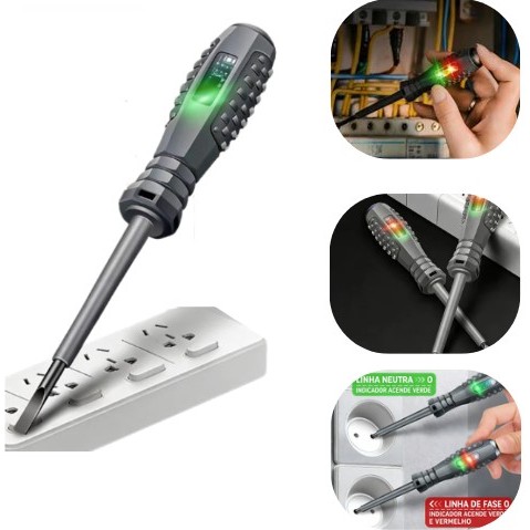 Caneta Testadora de Tensão e Chave de Fenda Magn�