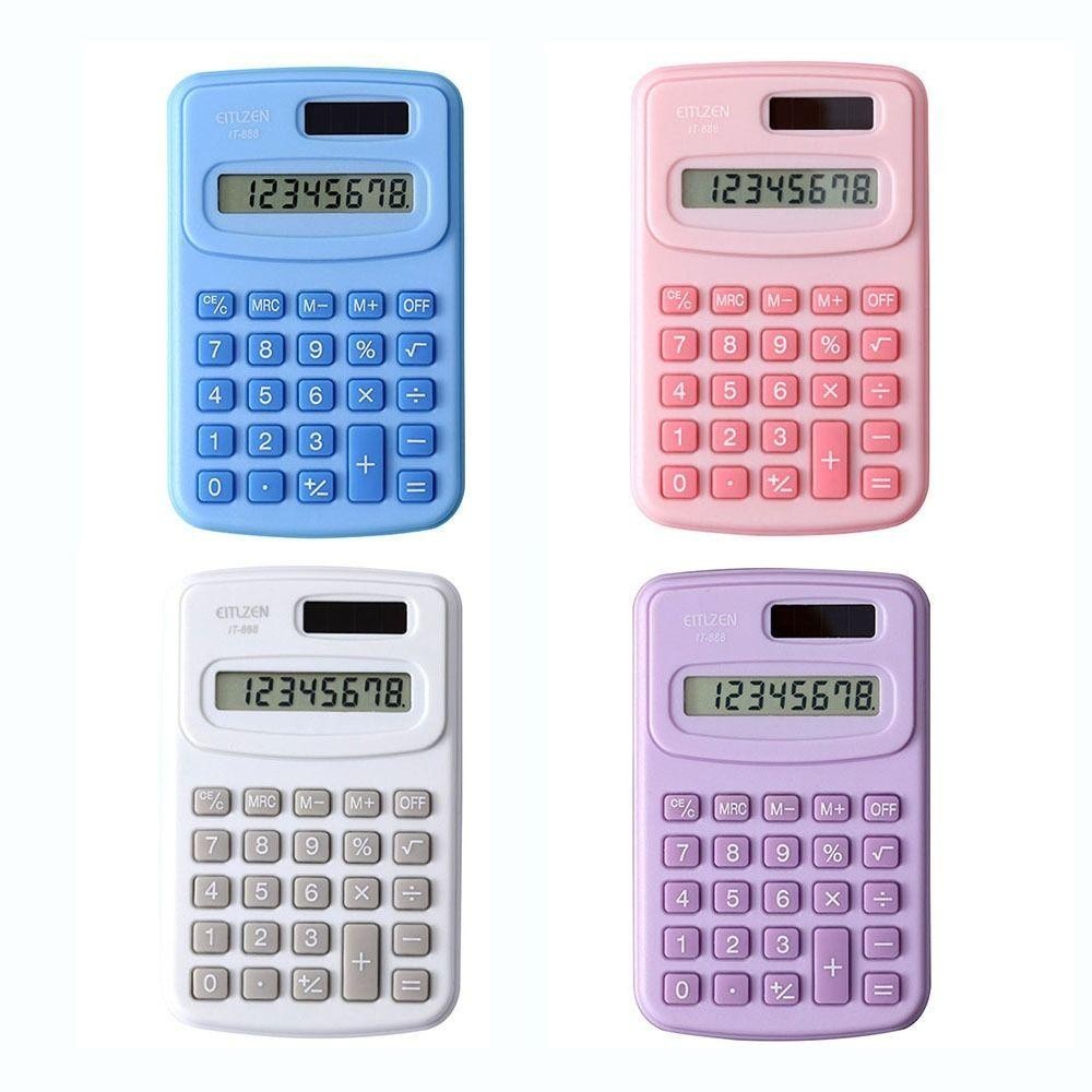 Mini Calculadora Bolso Escolar Matemática De Plá