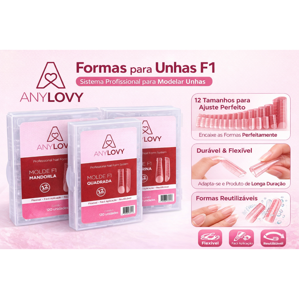 Molde F1 Anylovy BAILARINA Quadrada Mandorla FRANC