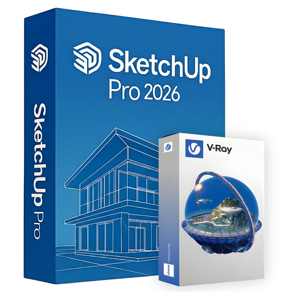 Sketchup Pro 2026 + V-ray 7  ATIVADOR Instalação