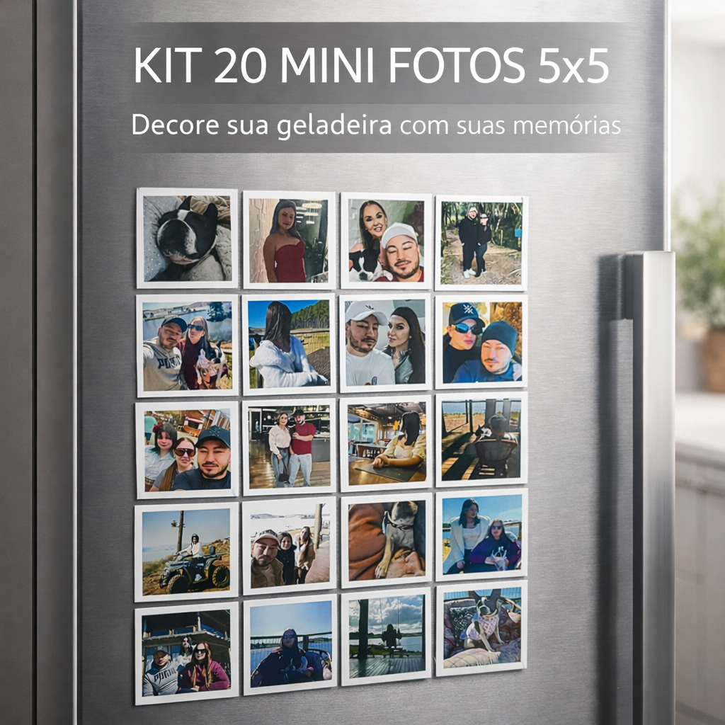 Foto Imã 5×5 cm  Não Desbota | Qualidade Profis