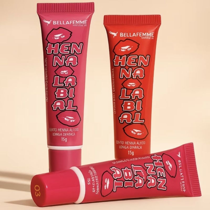Henna Labial BellaFemme 15g 1 unidade