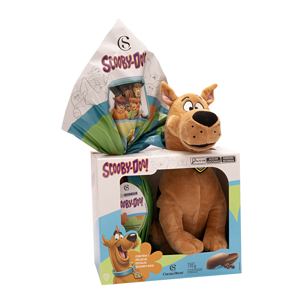 Ovo de Páscoa Estojo Scooby-Doo Cacau Show 170g