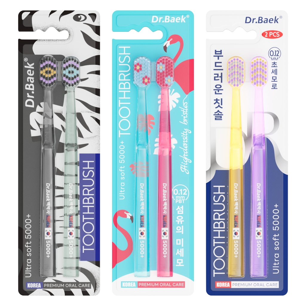 Dr.Baek Escova Dental Coreana Ultra Macia: 5000+ C