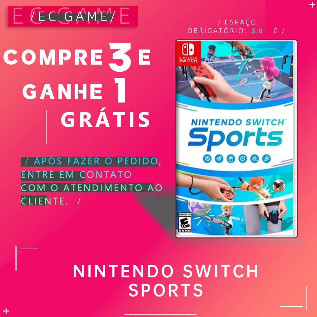 Nintendo Switch Sports-NS Leve 3 e ganhe 1