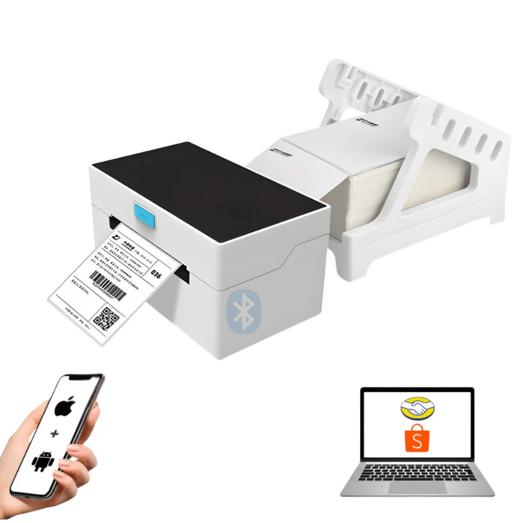 Impressora Etiquetas Térmica Bluetooth Código Ba