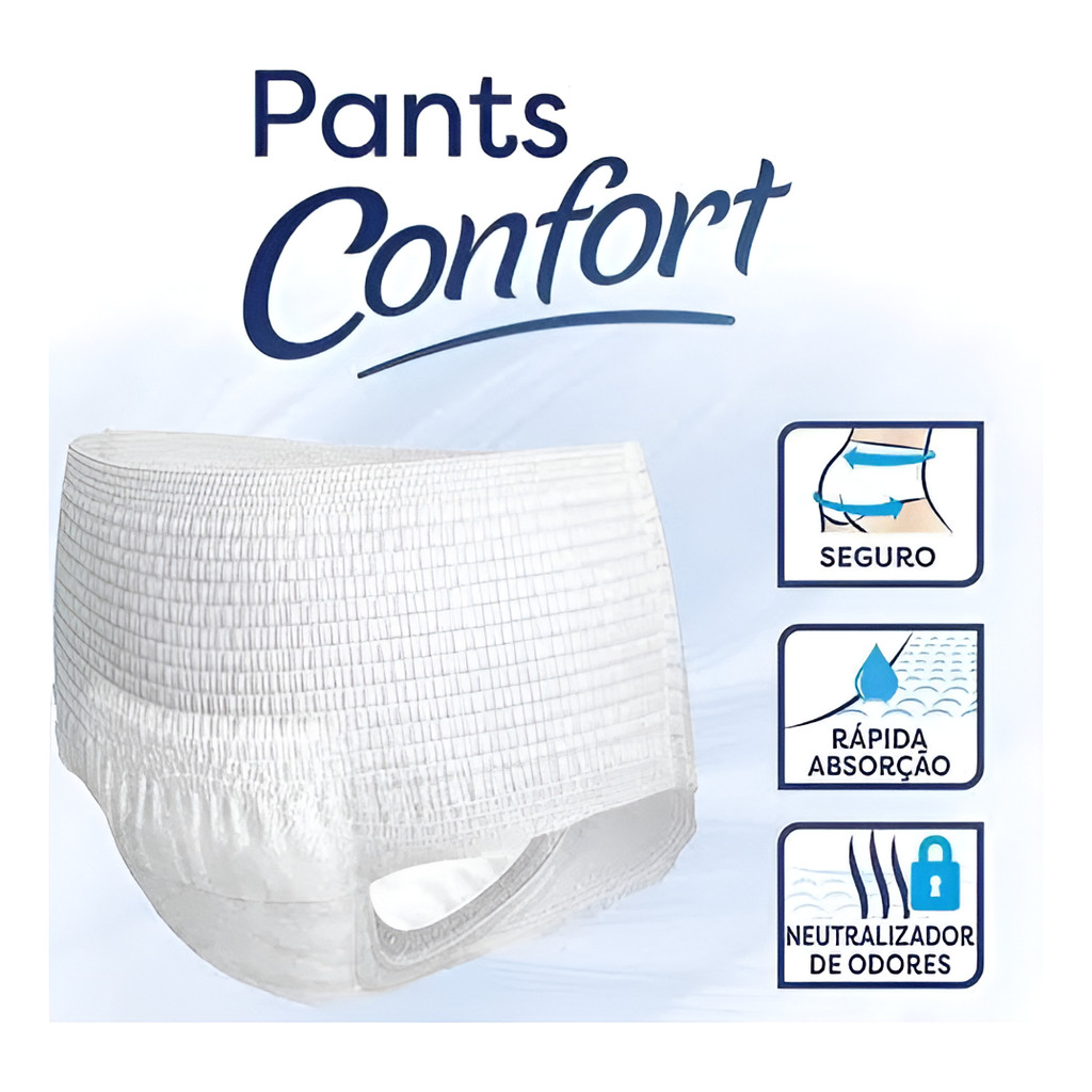 Fralda Calcinha/cueca Confortfral Pants Pacote 26 