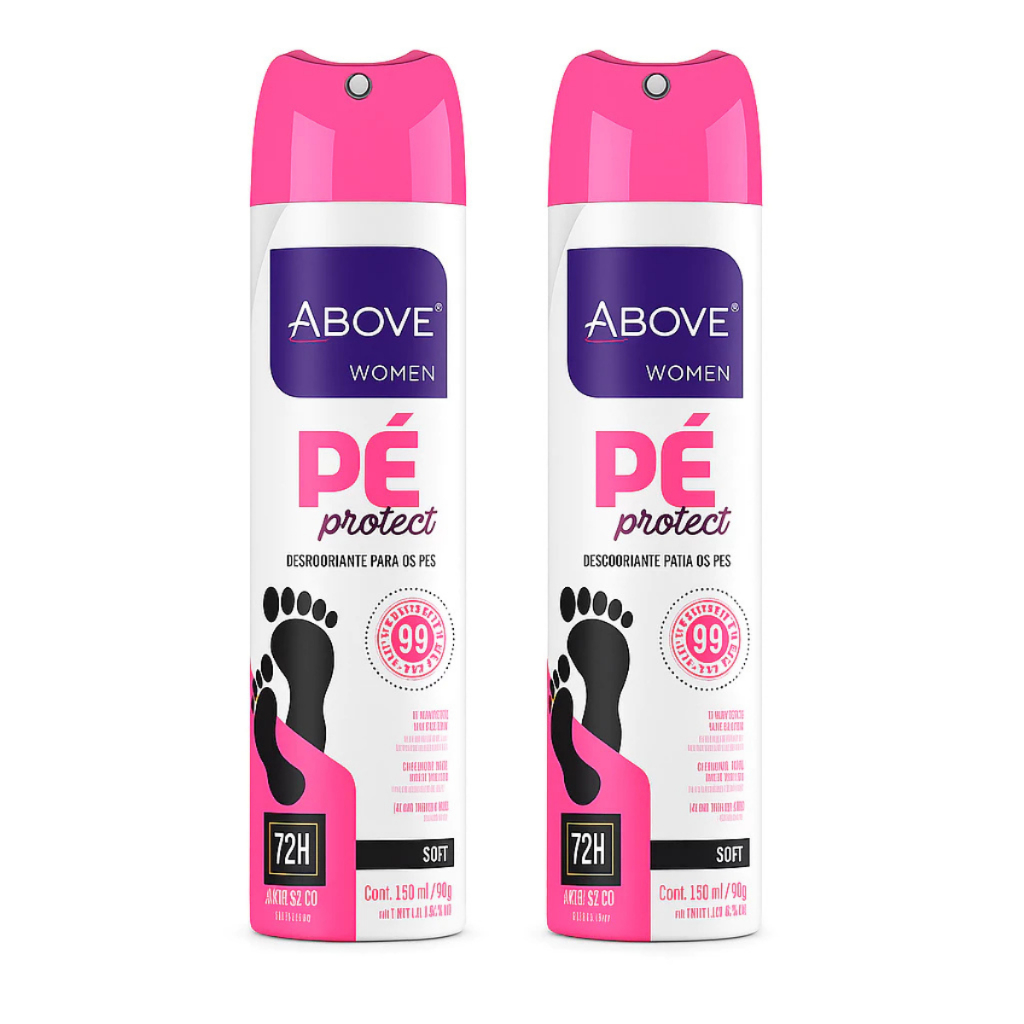Kit Com 2 Protect Desodorante para pés Spray cont
