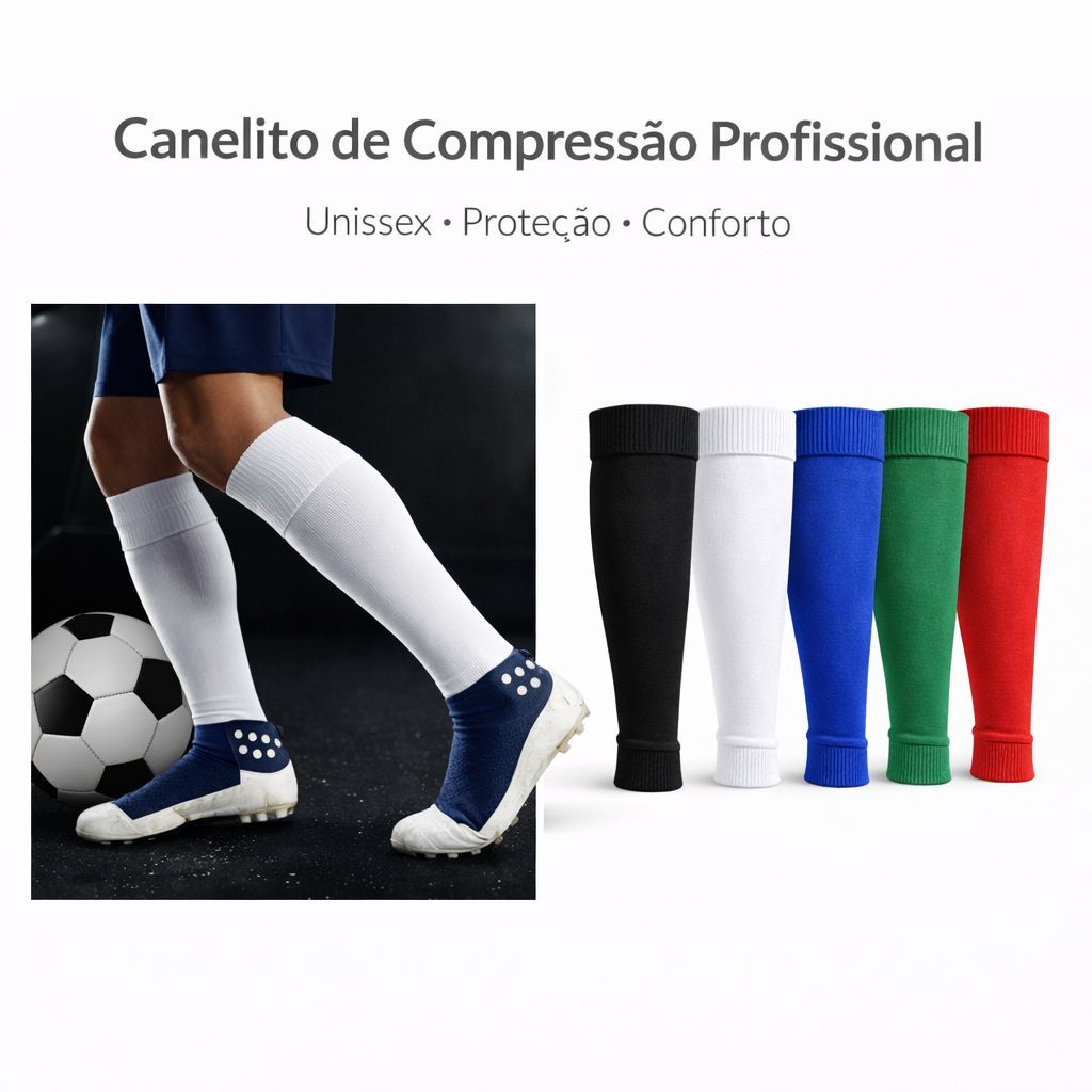 Canelito meião cortado de Compressão Profissiona