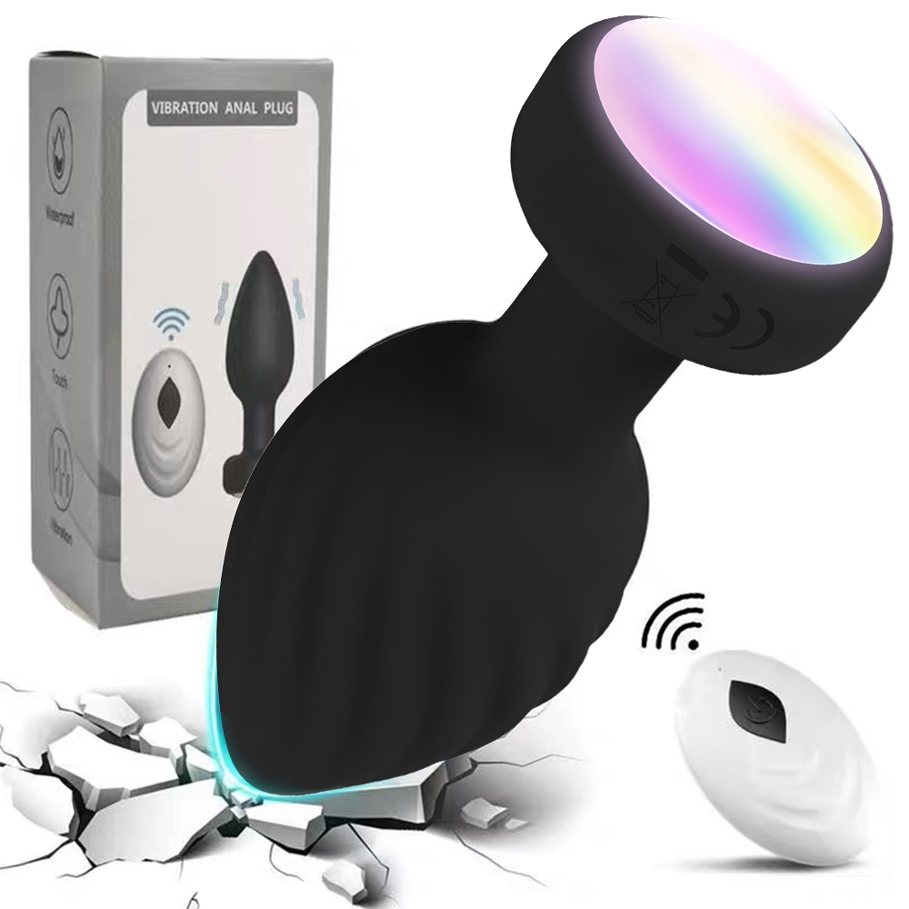 Plug Anal Vibratório Recarregável com Controle R