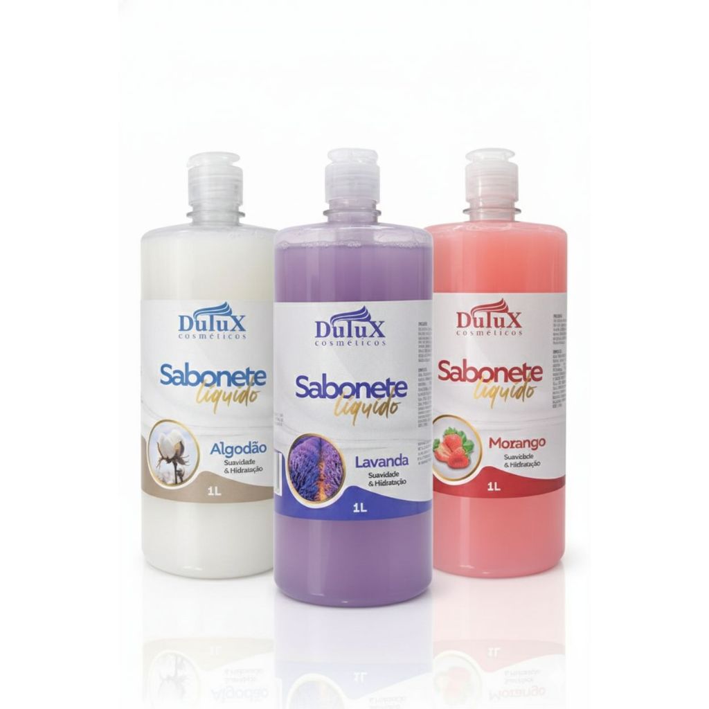 Sabonete Liquido 1 Litro Dulux Cosmeticos Suavidad