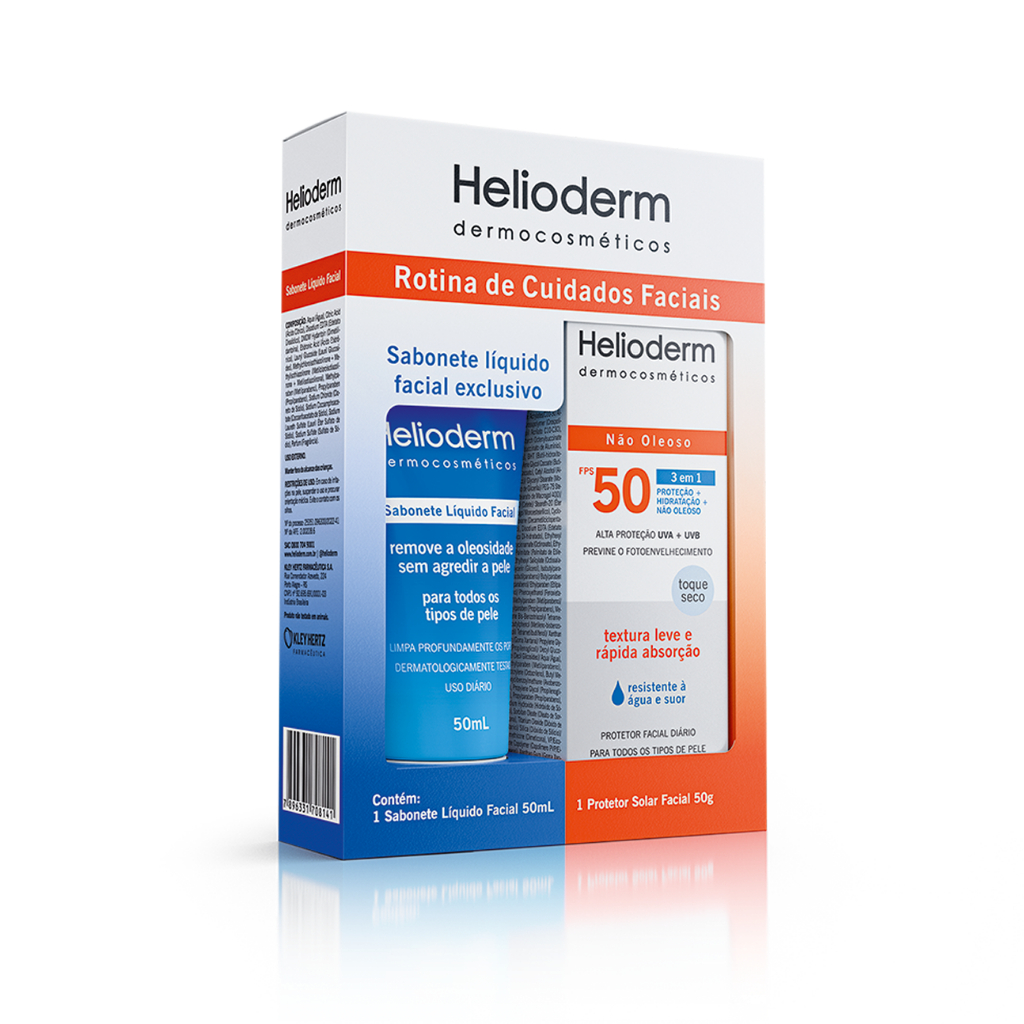 Kit Helioderm Facial FPS50 – 50g Sabonete L�