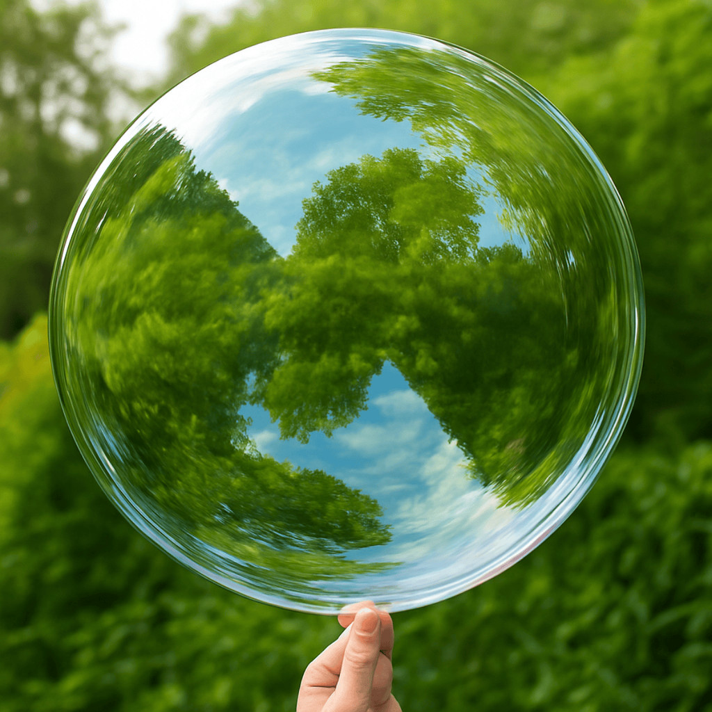 Kit 5/10/25/50 Balões Bubble 24 60cm Cristal Bolh