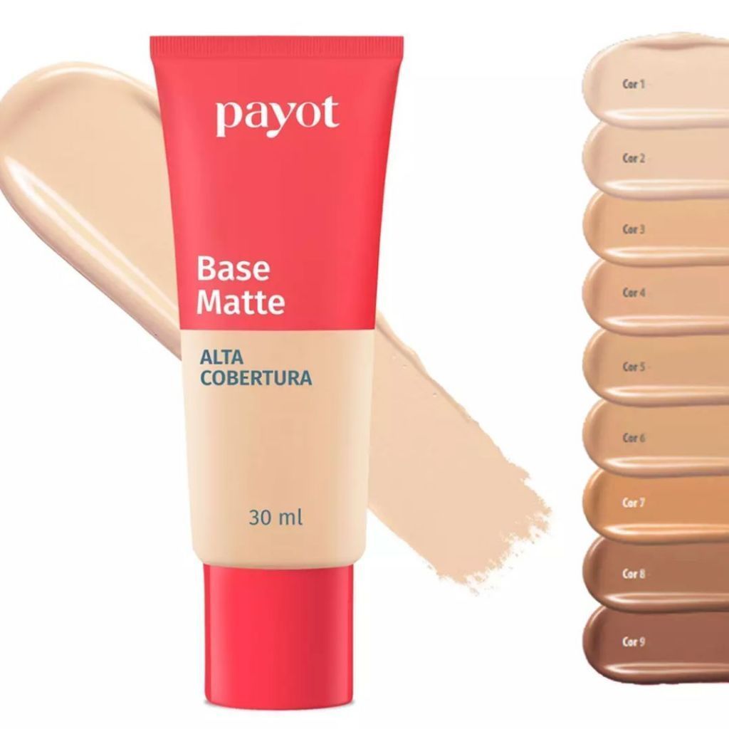 Base Matte Alta Cobertura Payott 30ml – Esco