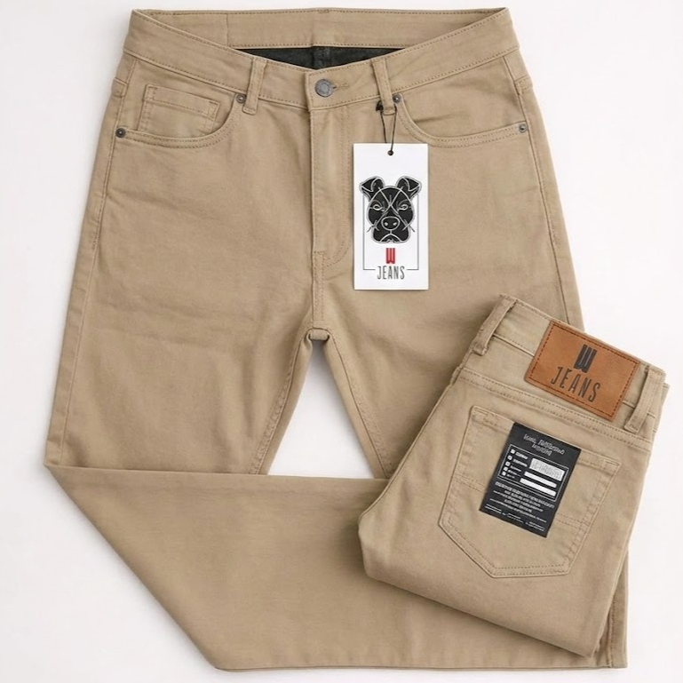 Calça Masculina Jeans C/ Elastano Lycra e Preta A