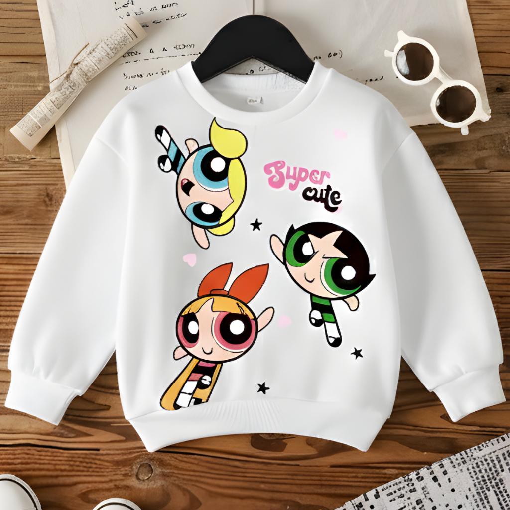 Moletom Feminino Infantil Meninas Poderosas Delica