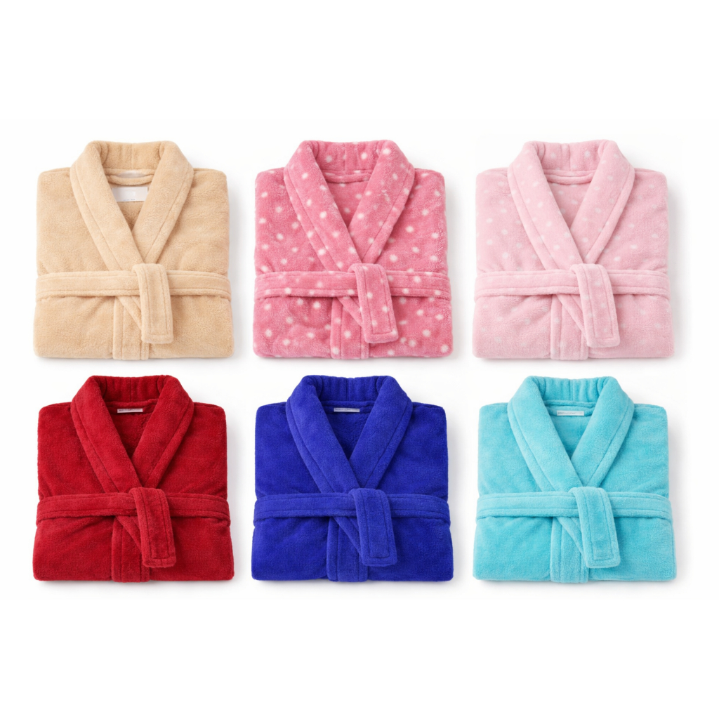 Roupão Microfibra Plush Adulto Unissex Frio Inver