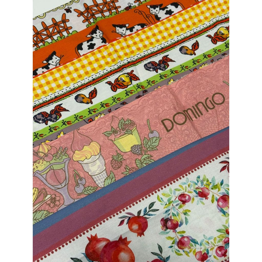 Tecido Tricoline Barrado 100%Algodão 0,50×1,