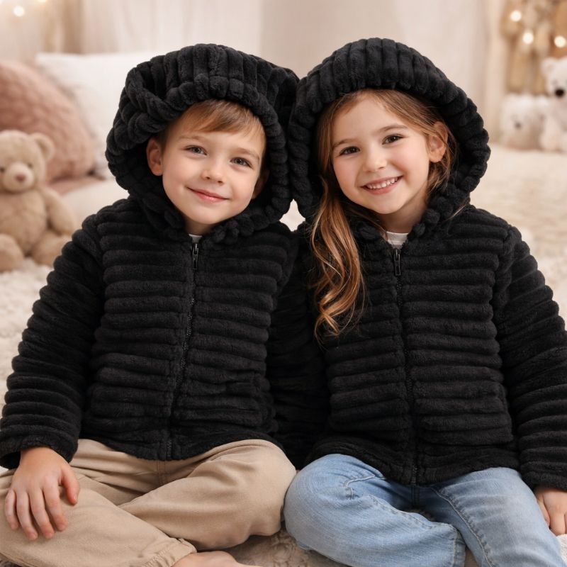 Blusa de Frio Infantil Escolar Menino e Menina Cas