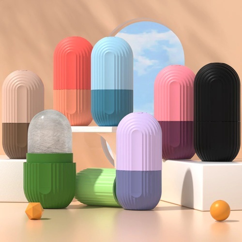 Rolo Facial Para Gelo Anti Inchaço Silicone Cuida