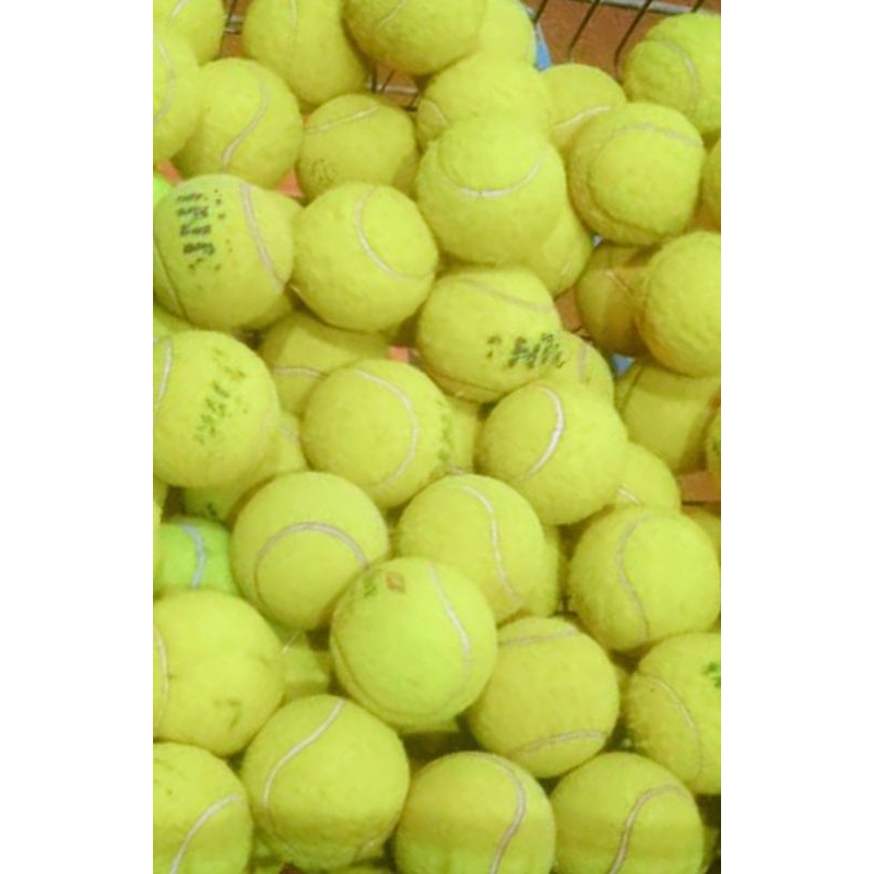 kit 10 bolas de tenis usadas originais macias para