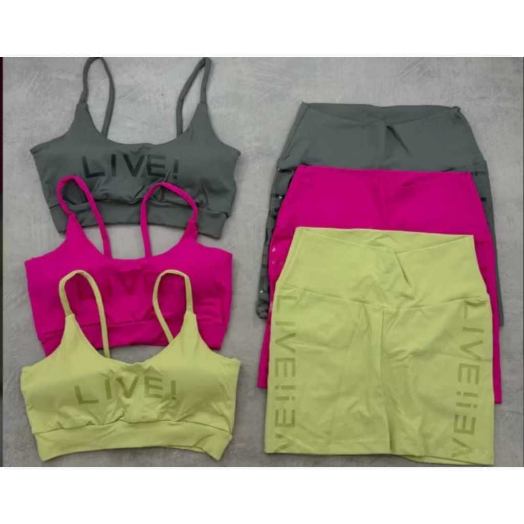 Conjunto Fitness Top E Short Poliamida Premium Cin