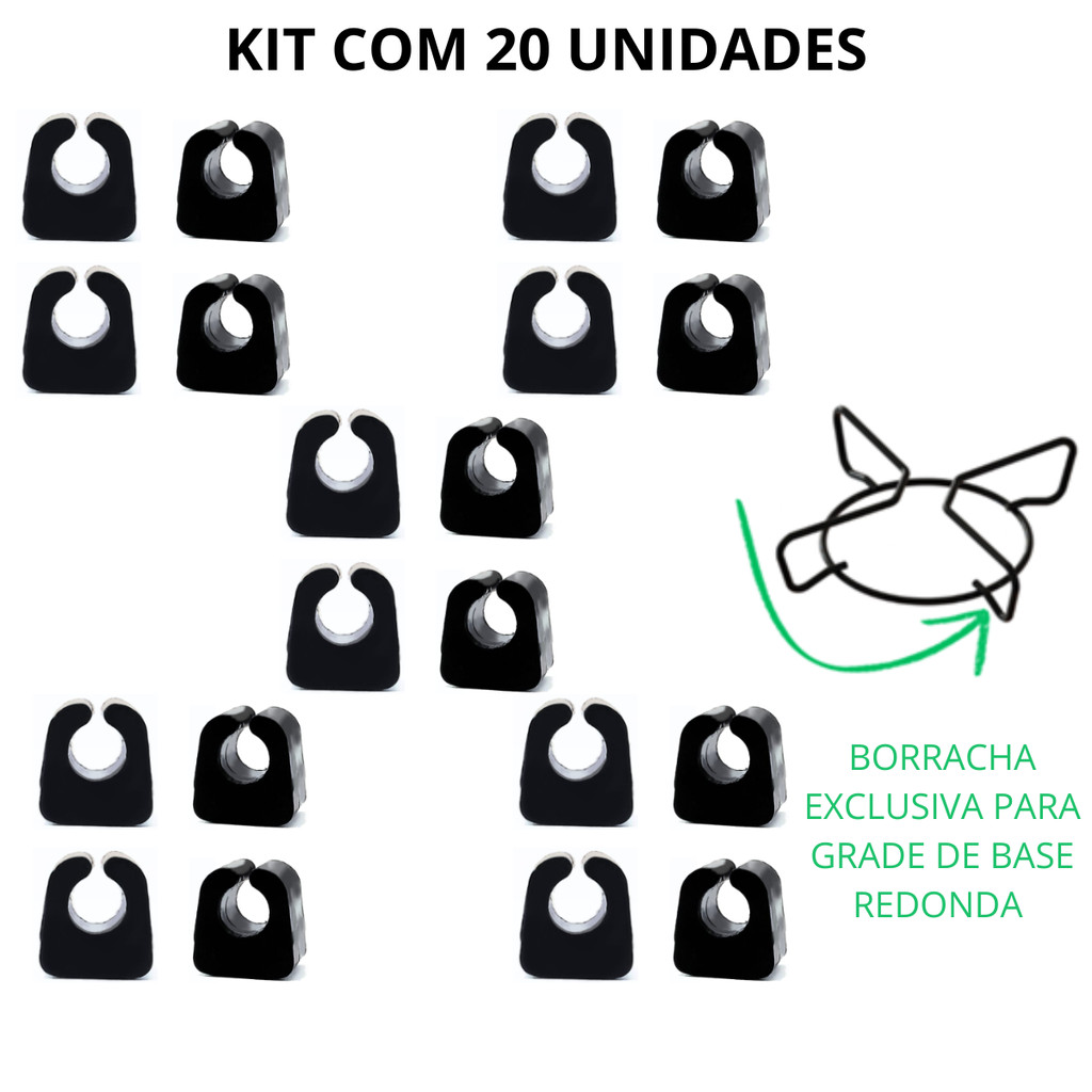 Borracha Suporte da Trempe Grade Cooktop Fogão At