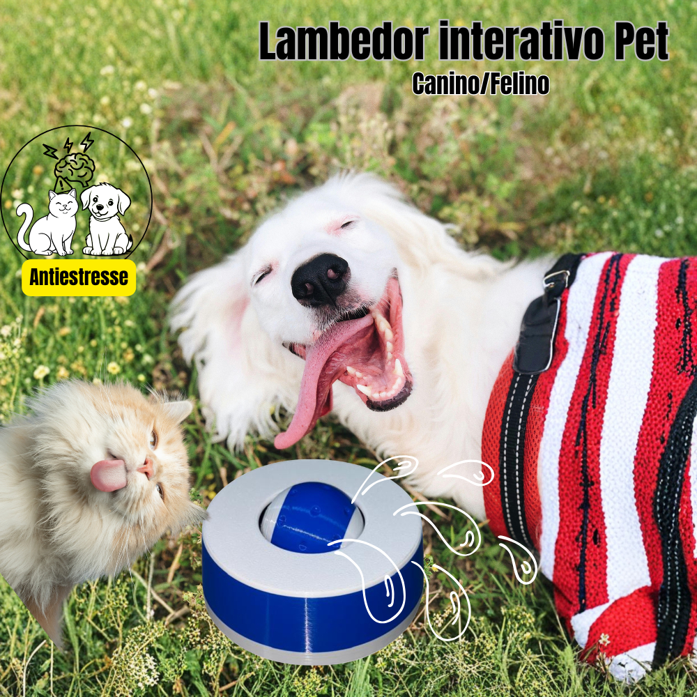 Lambedor Interativo Pet – Antiestresse Canin