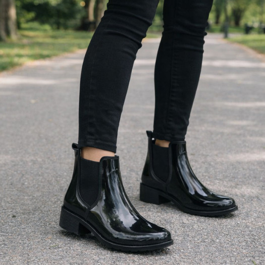 Bota Galocha Lisa Feminina Leve Confortável Macia