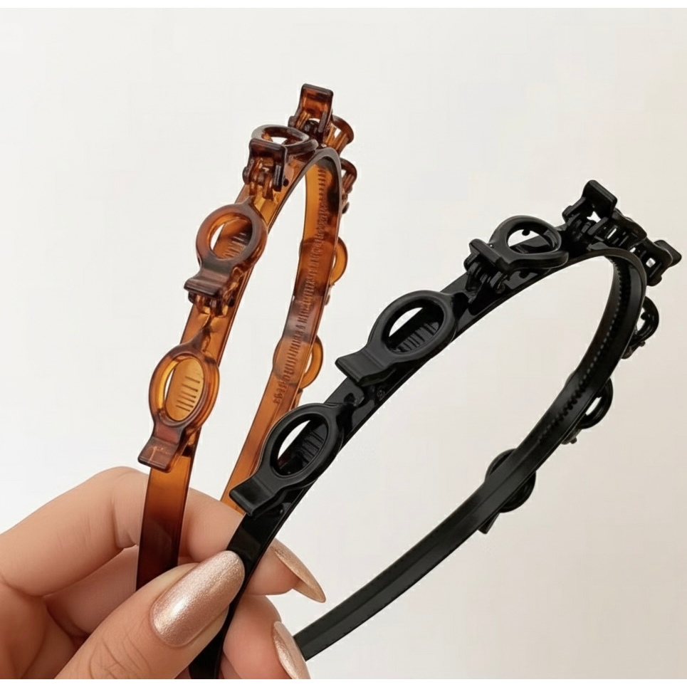 Tiara de Cabelo com Presilhas Hair Twister Design 