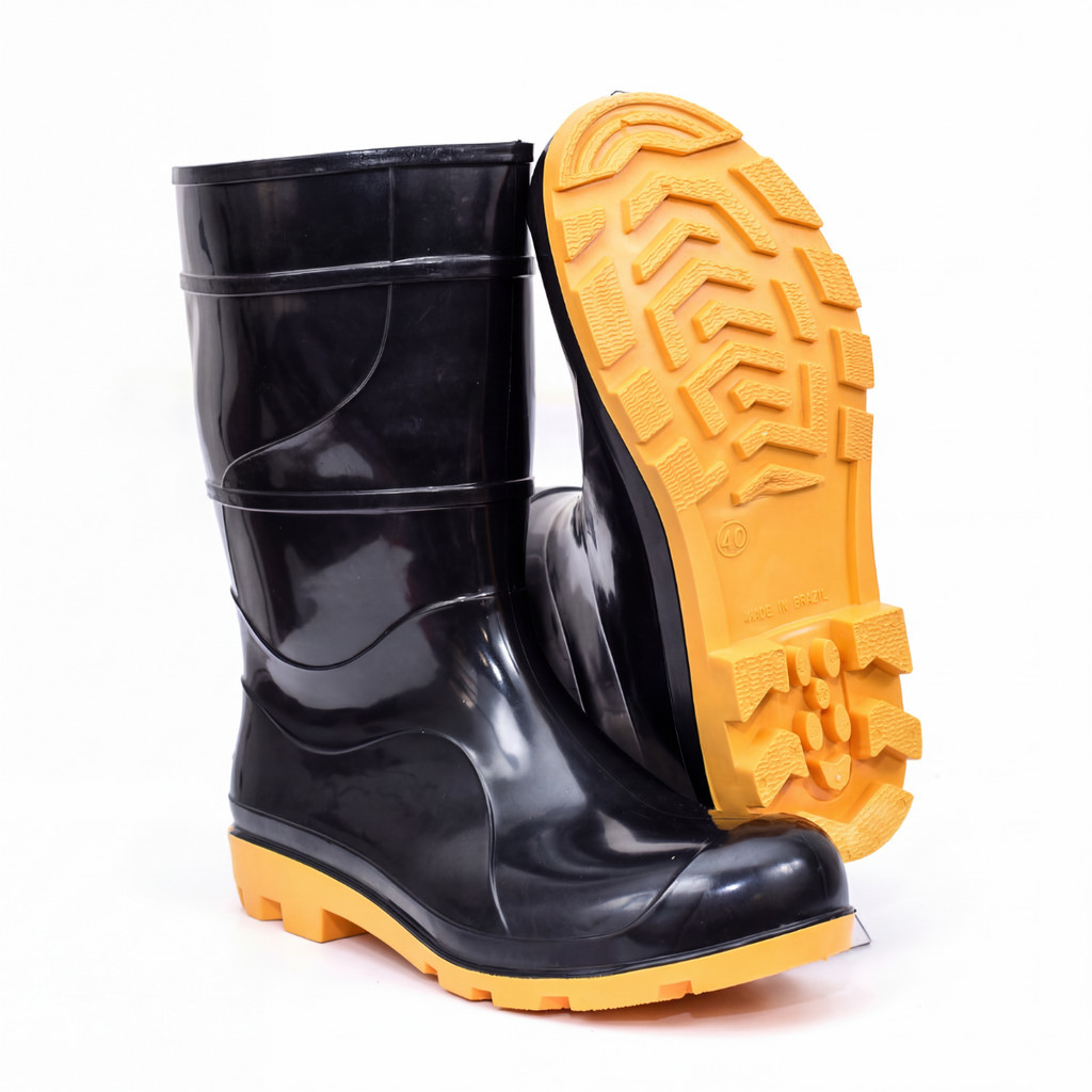Bota Galocha PVC Impermeável Motoboy Chuva Antide
