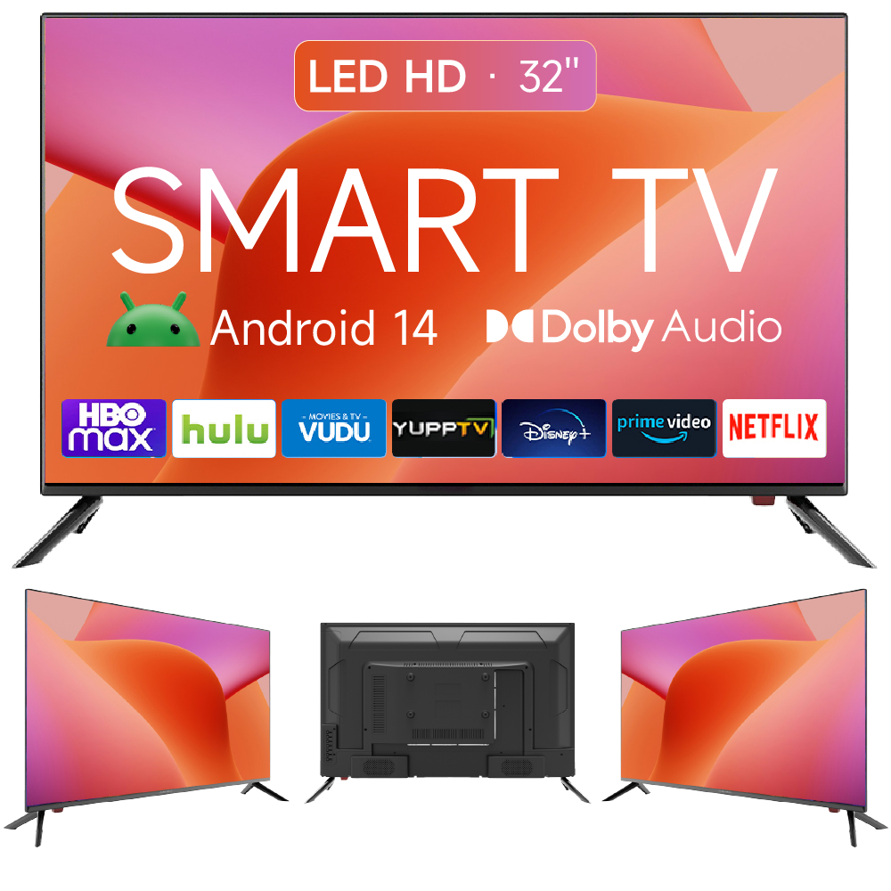 Smart Tv 32 Led Hd Wifi  100/240v Android 14 Tv