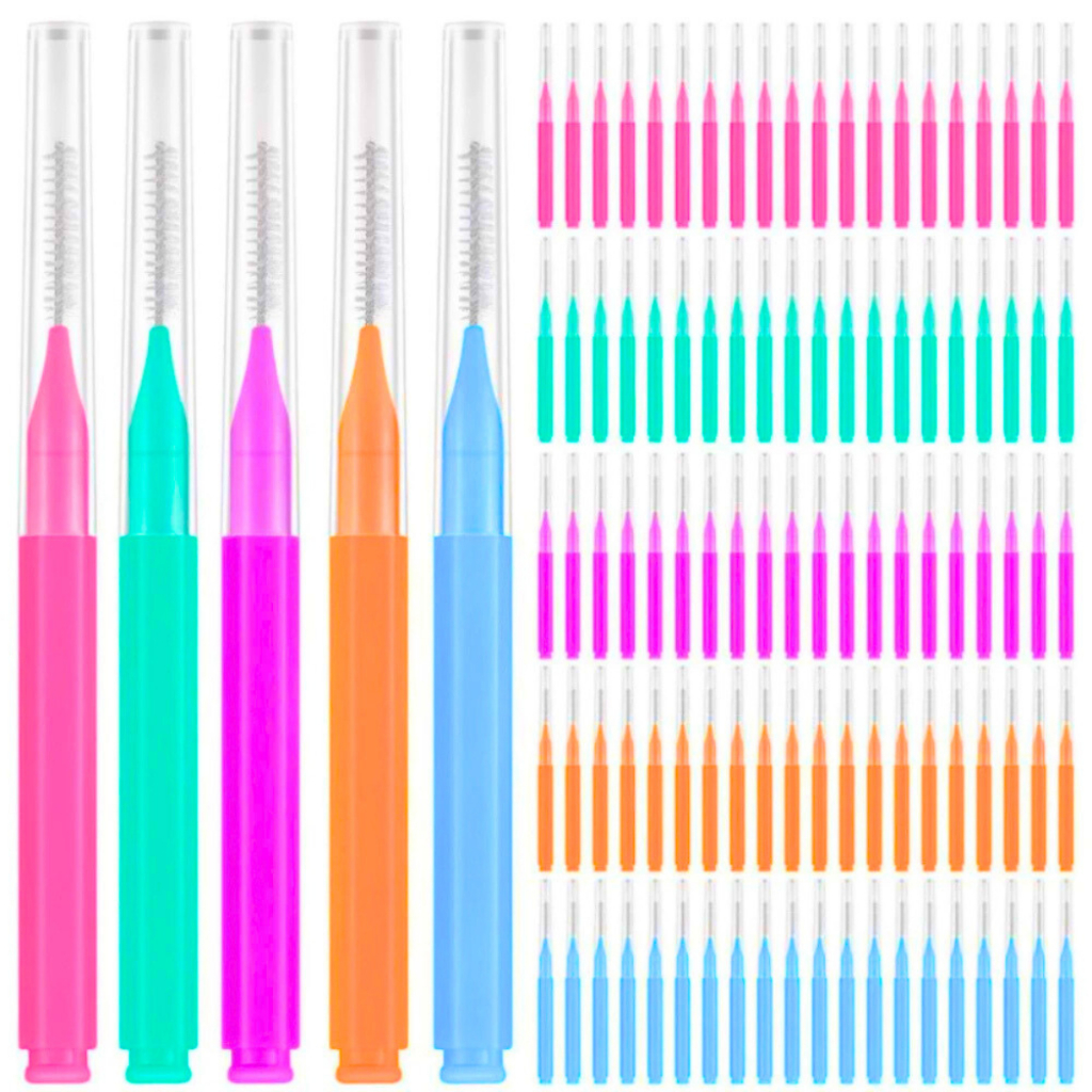 10/20/30/40/50un Escova de Dente Interdental Denta