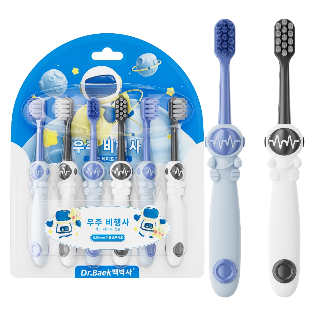 Dr.Baek Escova Infantil Astronauta,6000+ Cerdas Ul