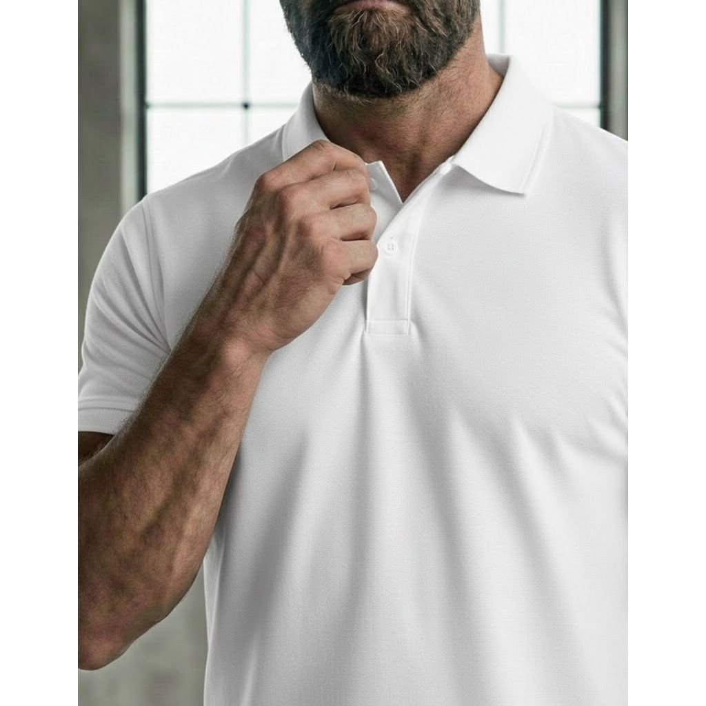 Kit 2 Polo Masculina Piquet Premium Algodão