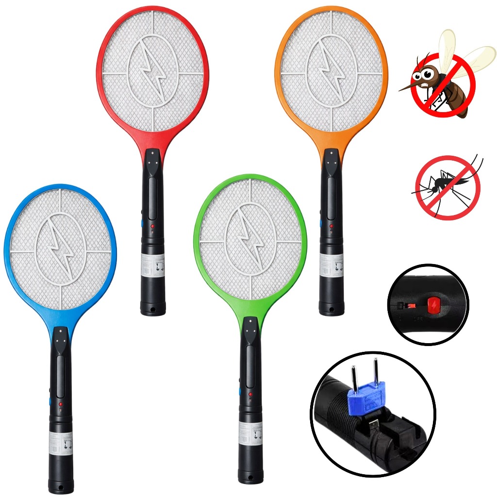 Kit Raquete Elétrica 1, 2 ou 3 Raquete Elétrica 