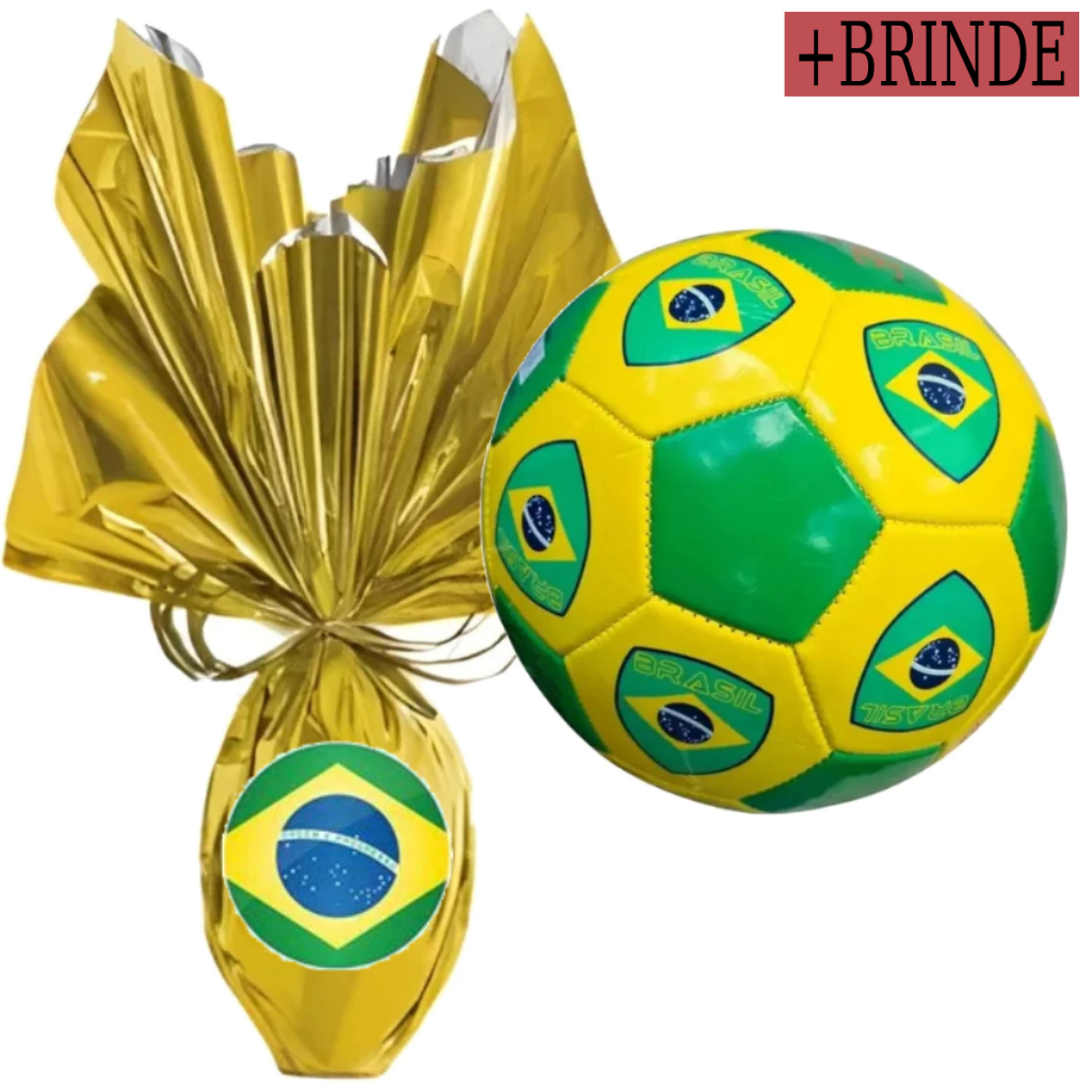 Ovo de Páscoa Infantil 250gr Ao Leite + Mini Bola