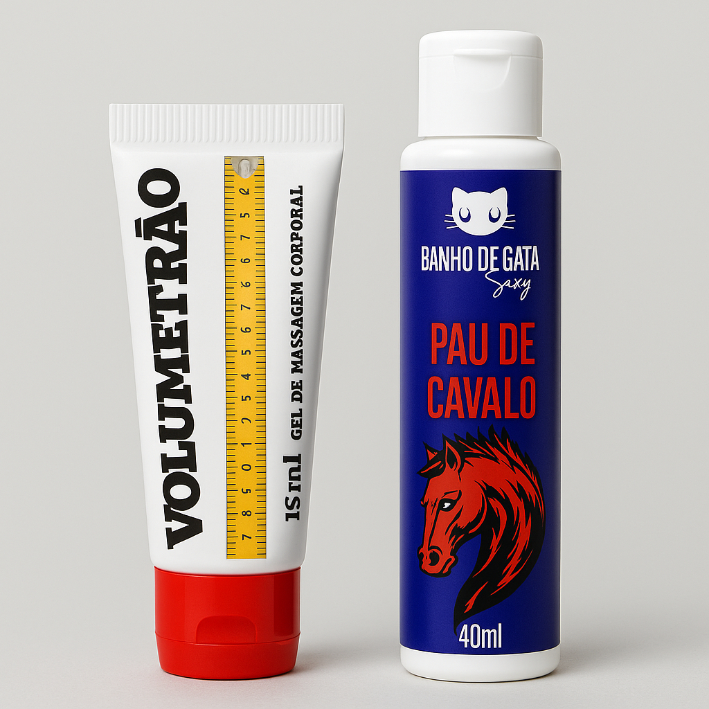 Kit Durão Gel Pau de Cavalo 40Ml + Gel Volumetrã